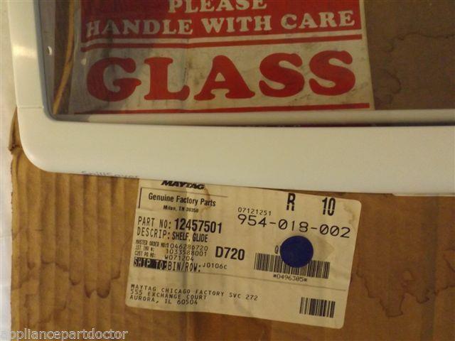 JENN AIR AMANA REFRIGERATOR 12457501 Shelf, Glide NEW IN BOX JENN AIR AMANA REFRIGERATOR 12457501 Shelf, Glide NEW IN BOX